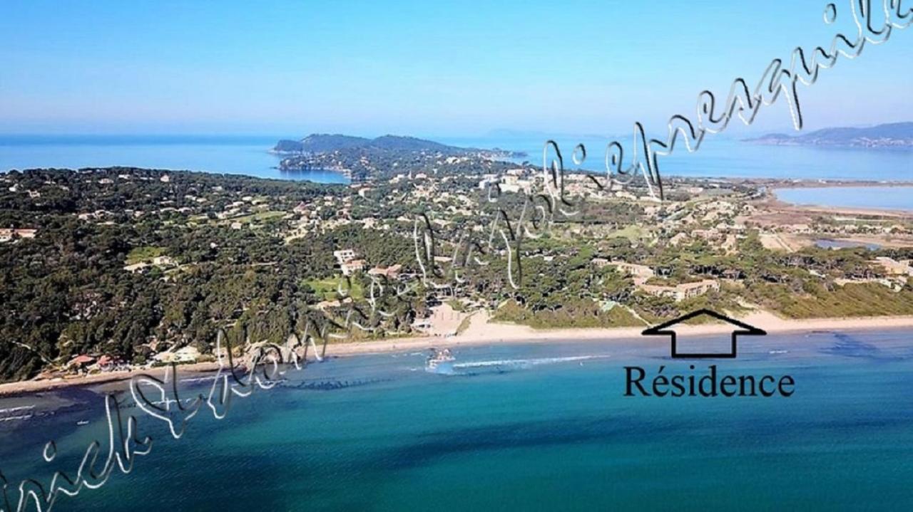 Magnifique Parc de la Presqu'île avec Piscine et Plage face à Porquerolles ! Hyères Esterno foto