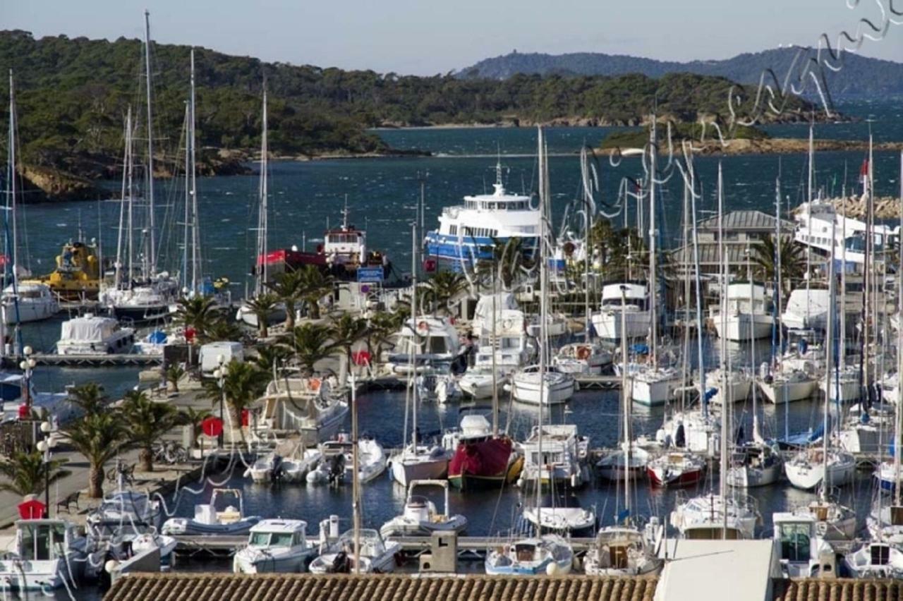 Magnifique Parc de la Presqu'île avec Piscine et Plage face à Porquerolles ! Hyères Esterno foto